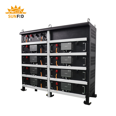 ระบบจัดเก็บแบตเตอรี่พลังงานแสงอาทิตย์เชิงพาณิชย์แรงดันสูง 384V 100Ah
