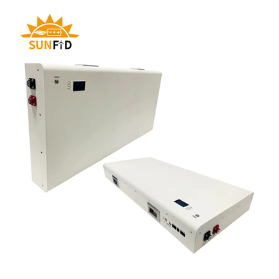 7200WH Ultra Thin Blade Lifepo4 แบตเตอรี่ Powerwall 48V ระบบไฟฟ้าพลังงานแสงอาทิตย์ในครัวเรือน