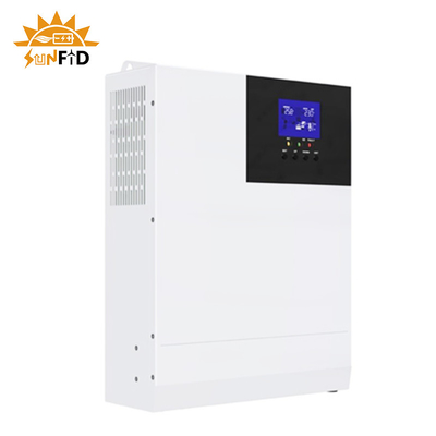 24V 5KW ลิเธียมไอออน Powerwall 48V ไฮบริดอินเวอร์เตอร์คลื่นไซน์บริสุทธิ์ปิดอินเวอร์เตอร์กริดสำหรับพลังงานแสงอาทิตย์