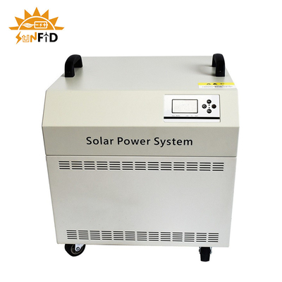 เครื่องกำเนิดไฟฟ้าพลังงานแสงอาทิตย์ 3000w อินเวอร์เตอร์แบตเตอรี่ลิเธียม 4000WH Lifepo4 ปิดกริด 1000 วัตต์สำหรับระบบพลังงานแสงอาทิตย์