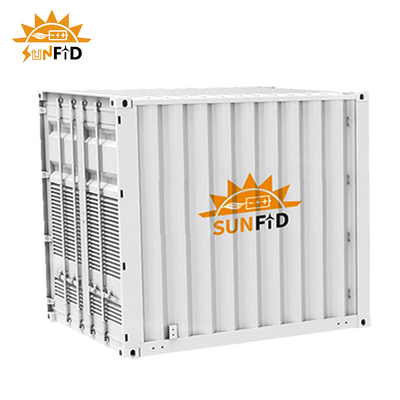 ระบบจัดเก็บแบตเตอรี่เชิงพาณิชย์ BESS, แบตเตอรี่เก็บพลังงานคอนเทนเนอร์ 1MW 10Ft