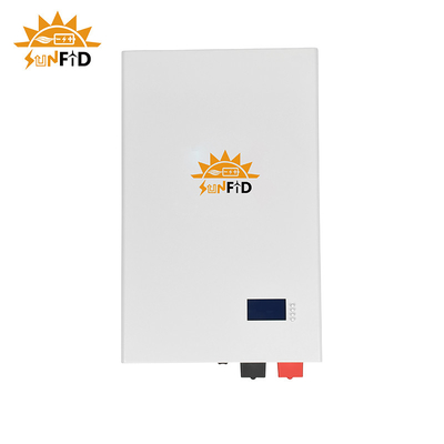 51.2V 100Ah LiFePO4 ระบบสำรองแบตเตอรี่ภายในบ้านแบบติดผนังมีอายุการใช้งานยาวนาน