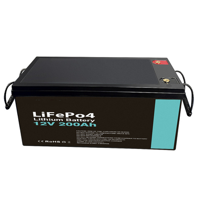 แบตเตอรี่ลิเธียมไอออน 200A UPS Lifepo4 12V สำหรับกล้องวงจรปิดแคมป์