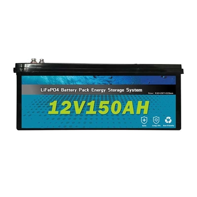 Lifepo4 Leisure แบตเตอรี่สำหรับ Camper Vans 12V 150AH RV ระบบจัดเก็บพลังงานแสงอาทิตย์