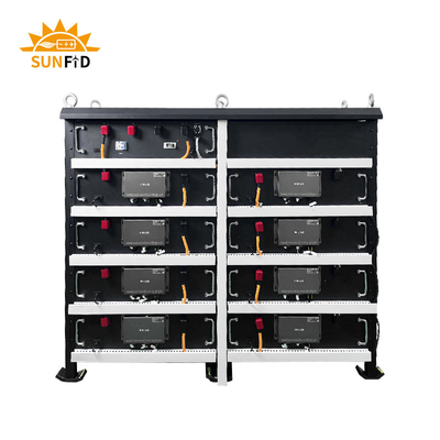 ระบบจัดเก็บแบตเตอรี่พลังงานแสงอาทิตย์เชิงพาณิชย์แรงดันสูง 384V 100Ah