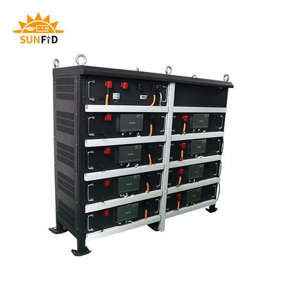 ระบบจัดเก็บแบตเตอรี่พลังงานแสงอาทิตย์เชิงพาณิชย์แรงดันสูง 384V 100Ah