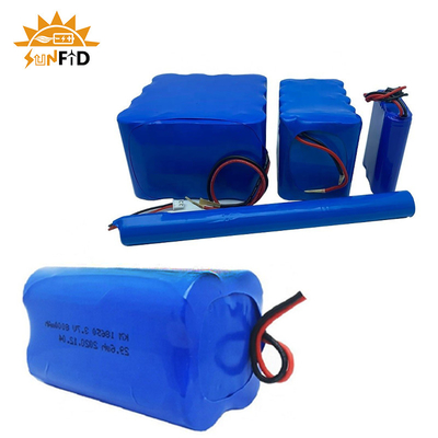 18650 7.4 V ชุดแบตเตอรี่แบบชาร์จได้