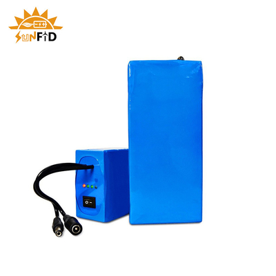 12V 20Ah แบตเตอรี่ลิเธียมแบบชาร์จไฟได้ 18650 สำหรับระบบพลังงานแสงอาทิตย์แผงไฟ LED