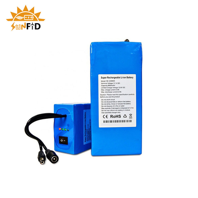 12V 20Ah แบตเตอรี่ลิเธียมแบบชาร์จไฟได้ 18650 สำหรับระบบพลังงานแสงอาทิตย์แผงไฟ LED