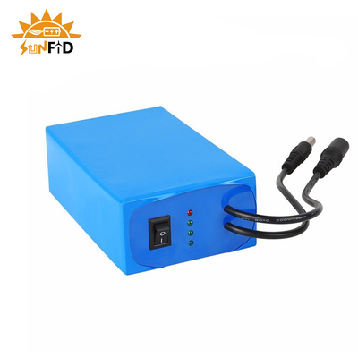 12V 20Ah แบตเตอรี่ลิเธียมแบบชาร์จไฟได้ 18650 สำหรับระบบพลังงานแสงอาทิตย์แผงไฟ LED