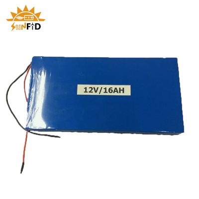 ชุดแบตเตอรี่ลิเธียมไอออนแบบรีชาร์จได้รอบลึก 12V 16Ah Highdrive