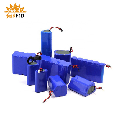 18650 แบตเตอรี่ลิเธียมแบบชาร์จไฟได้ 3.7V 15.6Ah 1S6P Protected