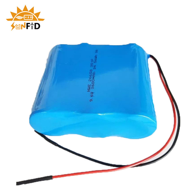 1500mah 9.6v 18650 Li Ion แบตเตอรี่แบบชาร์จไฟได้