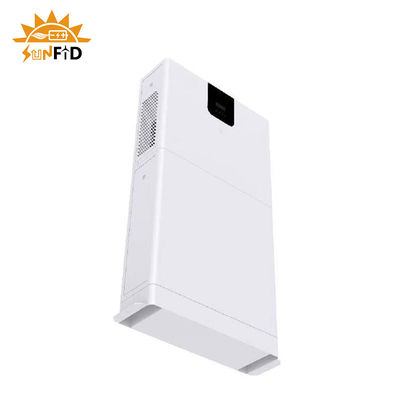 5kW 10KW แบตเตอรี่ลิเธียมติดผนังระบบจัดเก็บพลังงานแนวตั้ง