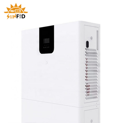5kW 10KW แบตเตอรี่ลิเธียมติดผนังระบบจัดเก็บพลังงานแนวตั้ง