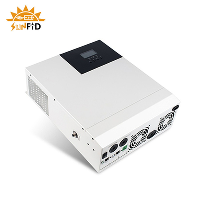 24V 5KW ลิเธียมไอออน Powerwall 48V ไฮบริดอินเวอร์เตอร์คลื่นไซน์บริสุทธิ์ปิดอินเวอร์เตอร์กริดสำหรับพลังงานแสงอาทิตย์