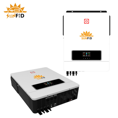 7200W Hybrid Pure Sine Solar Inverter เครื่องชาร์จพลังงานแสงอาทิตย์ MPPT สำหรับระบบจัดเก็บพลังงาน