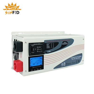 6000W DC เป็นไฟฟ้ากระแสสลับ Pure Sine Wave อินเวอร์เตอร์ไฟฟ้า 24V 48V 120 240V พร้อมจอแสดงผล LCD