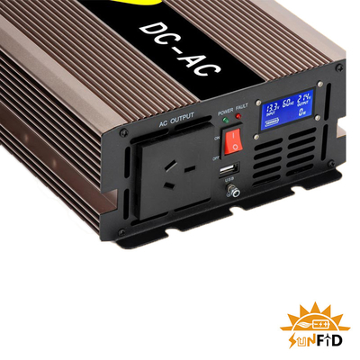 12V โวลต์ 2000w เพียวไซน์เวฟเพาเวอร์อินเวอร์เตอร์ DC เป็นไฟฟ้ากระแสสลับ 110V 220V