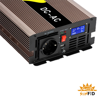 12V โวลต์ 2000w เพียวไซน์เวฟเพาเวอร์อินเวอร์เตอร์ DC เป็นไฟฟ้ากระแสสลับ 110V 220V