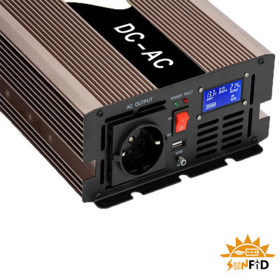 48V 1500W 12V เพียวไซน์เวฟอินเวอร์เตอร์ 24V 110V 220V