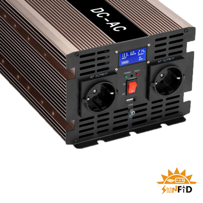 24V 48V 3000 วัตต์อินเวอร์เตอร์ Pure Sine Wave 12 โวลต์ DC เป็นไฟฟ้ากระแสสลับ 110V 220V โซลา Power