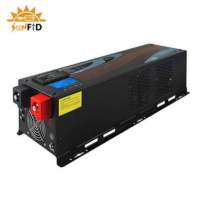 24V 240V 10000 วัตต์เพียวไซน์เวฟอินเวอร์เตอร์ 48V 120V พร้อมเครื่องชาร์จ AC