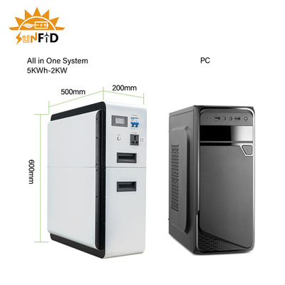 ระบบจัดเก็บพลังงานที่อยู่อาศัย 1kw 2kw 2.5kwh ระบบแบตเตอรี่นอกตาราง