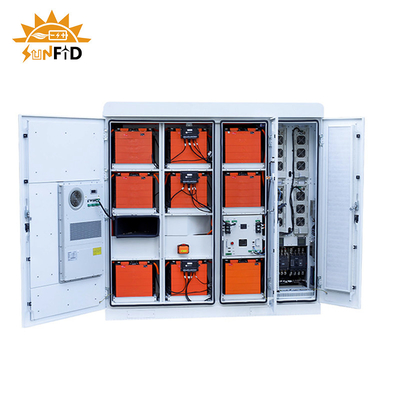 384V 192V ระบบจัดเก็บแบตเตอรี่พลังงานแสงอาทิตย์เชิงพาณิชย์ 96V 148KWH