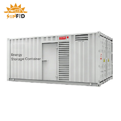 1000 1500Kwh ระบบจัดเก็บแบตเตอรี่พลังงานแสงอาทิตย์เชิงพาณิชย์ 2000 2500Kwh 20FT 40FT คอนเทนเนอร์