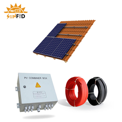 2KW Off Grid ระบบพลังงานแสงอาทิตย์สำหรับบ้าน 12V 400Ah แผงโซลาร์เซลล์พลังงานแสงอาทิตย์