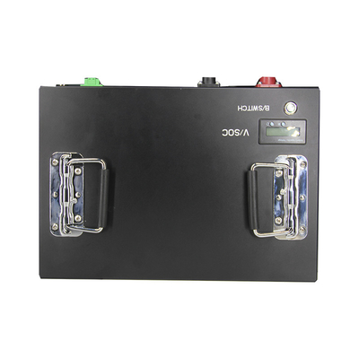 แบตเตอรี่ลิเธียม 100Ah 48 โวลต์สำหรับรถกอล์ฟ 51.2v 200Ah Lifepo4 พร้อมเครื่องชาร์จ Bms