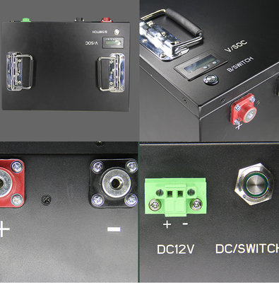 แบตเตอรี่ลิเธียม 100Ah 48 โวลต์สำหรับรถกอล์ฟ 51.2v 200Ah Lifepo4 พร้อมเครื่องชาร์จ Bms