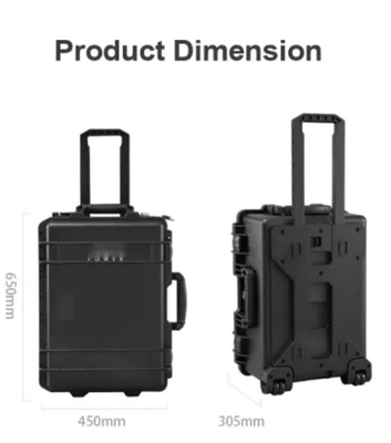 เครื่องกำเนิดไฟฟ้าแบบพกพาแบบชาร์จไฟกันน้ำ 5000W 5000Wh