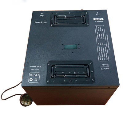 Lifepo4 รถกอล์ฟชุดแบตเตอรี่ลิเธียม 48V 100AH ​​105AH 200AH พร้อมการสื่อสาร