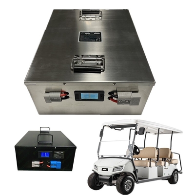 80Ah Lifepo4 รถกอล์ฟชุดแบตเตอรี่ลิเธียม 48 โวลต์สำหรับ Club Car
