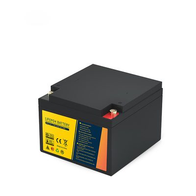 24Ah Lifepo4 การเปลี่ยนแบตเตอรี่ลิเธียมไอออน 12.8V สำหรับรถยนต์ไฟฟ้าพลังงานแสงอาทิตย์ของ UPS รถเข็นไฟฟ้า