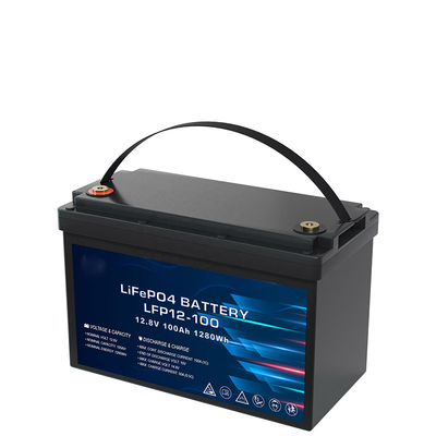 การเปลี่ยนแบบชาร์จใหม่ได้ 100Ah สำหรับแบตเตอรี่ลิเธียมในแบตเตอรี่ 12.8V ระบบจัดเก็บพลังงานแสงอาทิตย์