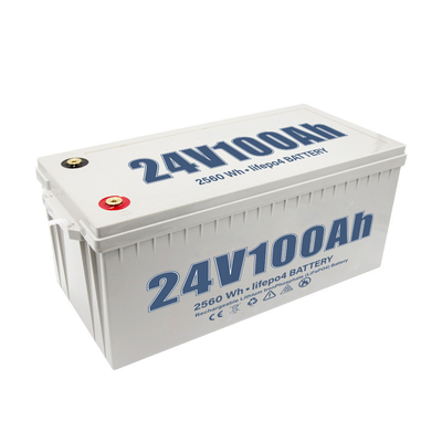 แบตเตอรี่ลิเธียมรอบลึก 100Ah 24V สำหรับระบบพลังงานแสงอาทิตย์ Yacht RV Car