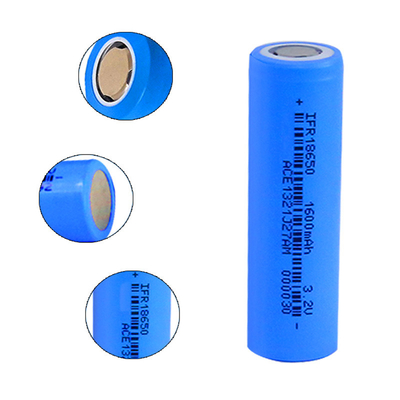 18650 Lifepo4 เซลล์แบตเตอรี่ 3.2v 1800mah สำหรับไฟฉายหลอดไฟ