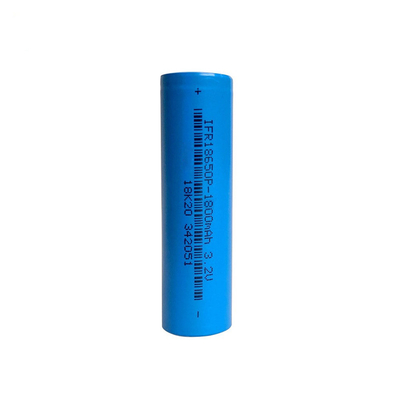 18650 Lifepo4 เซลล์แบตเตอรี่ 3.2v 1800mah สำหรับไฟฉายหลอดไฟ