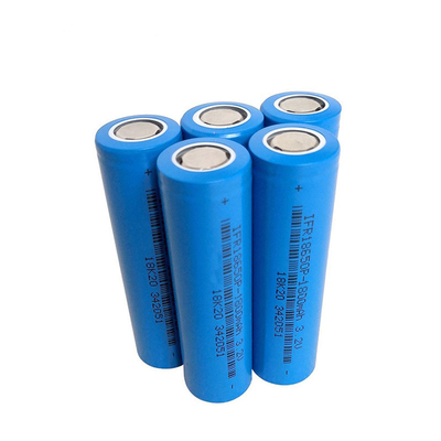 18650 Lifepo4 เซลล์แบตเตอรี่ 3.2v 1800mah สำหรับไฟฉายหลอดไฟ