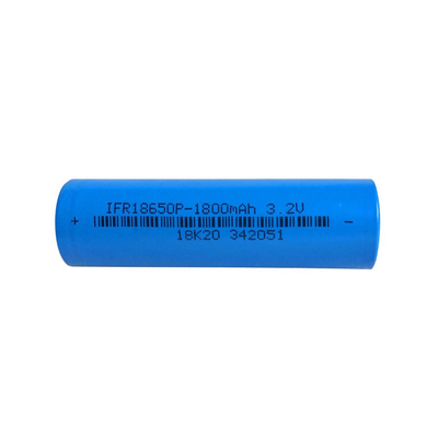 18650 Lifepo4 เซลล์แบตเตอรี่ 3.2v 1800mah สำหรับไฟฉายหลอดไฟ