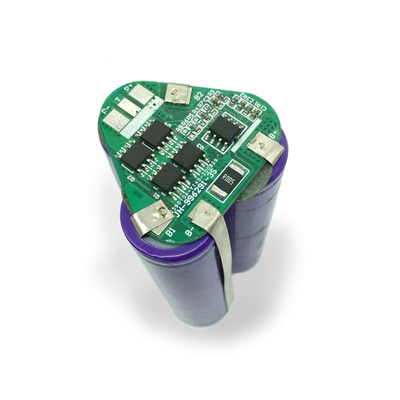 12V 100Ah 18650 BMS 3s 10A ชุดประกอบสมดุล Pcb สำหรับแบตเตอรี่ลิเธียม