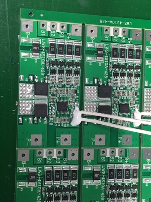 แบตเตอรี่ลิเธียม BMS แบบชาร์จได้ 3.2v 4s 10a 12.8v แผงวงจรป้องกัน