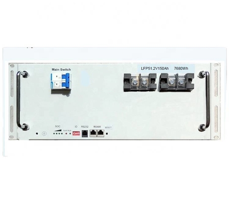 100Ah เทเลคอมแบตเตอรี่ลิเธียม 48V ฟอสเฟต Lifepo4 ชุดแบตเตอรี่พร้อมจอ LCD