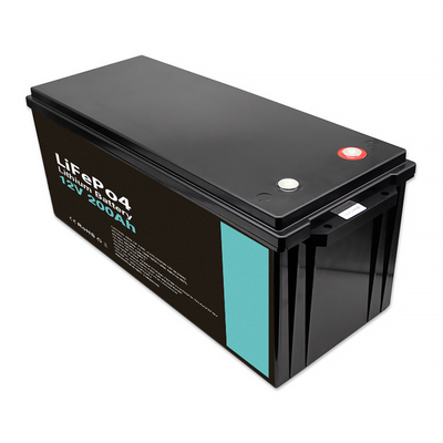 แบตเตอรี่ลิเธียมไอออน 200A UPS Lifepo4 12V สำหรับกล้องวงจรปิดแคมป์