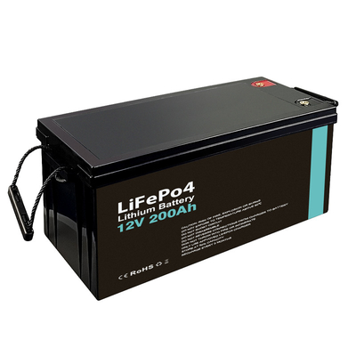 แบตเตอรี่ลิเธียมไอออน 200A UPS Lifepo4 12V สำหรับกล้องวงจรปิดแคมป์