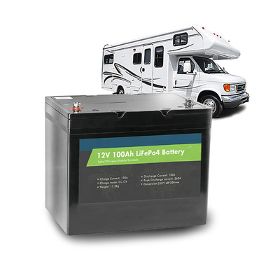 แบตเตอรี่ลิเธียม Campervan 12.8V 100Ah Lifepo4 Bluetooth Optional
