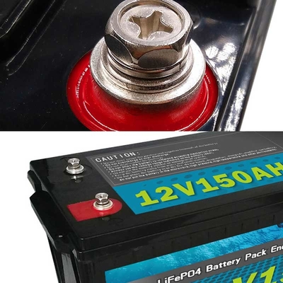 Lifepo4 Leisure แบตเตอรี่สำหรับ Camper Vans 12V 150AH RV ระบบจัดเก็บพลังงานแสงอาทิตย์